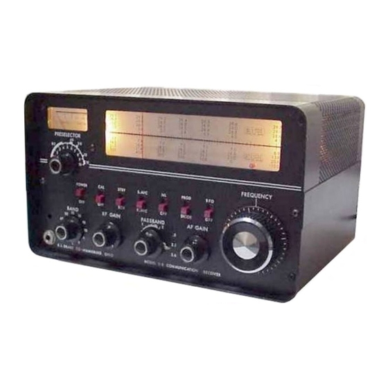 User Manuals: DRAKE 2-B Communication Receiver
