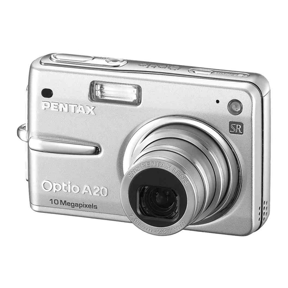 Pentax Optio A20 Operating Manual