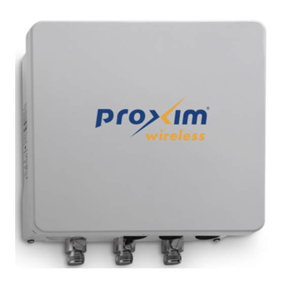 Proxim Tsunami MP-8100 Series Reference Manual