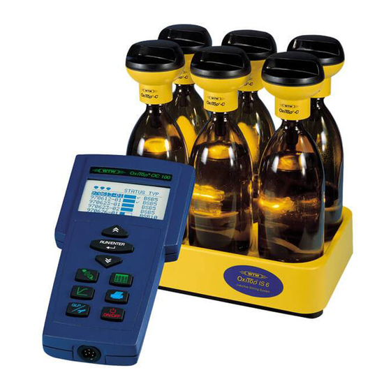 wtw OxiTop IS 6 Operating Manual