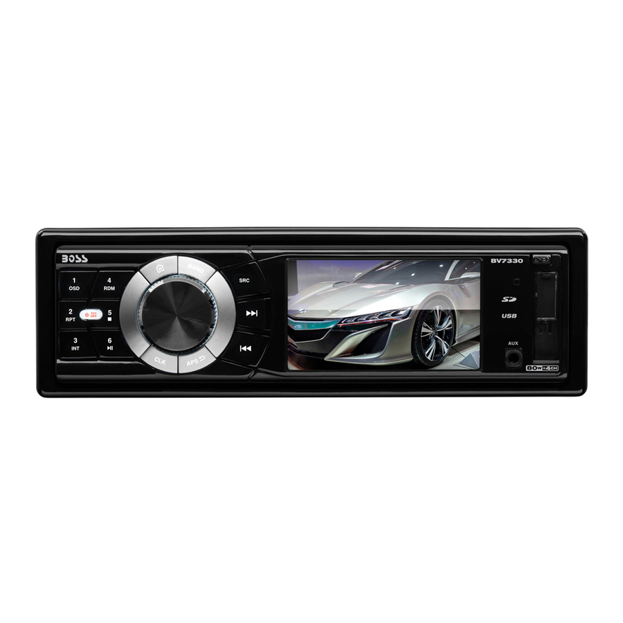 Boss Audio Systems BV7330 User Manual