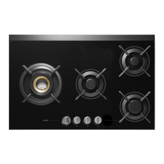 Asko HG1825AB Gas Hob Manuals