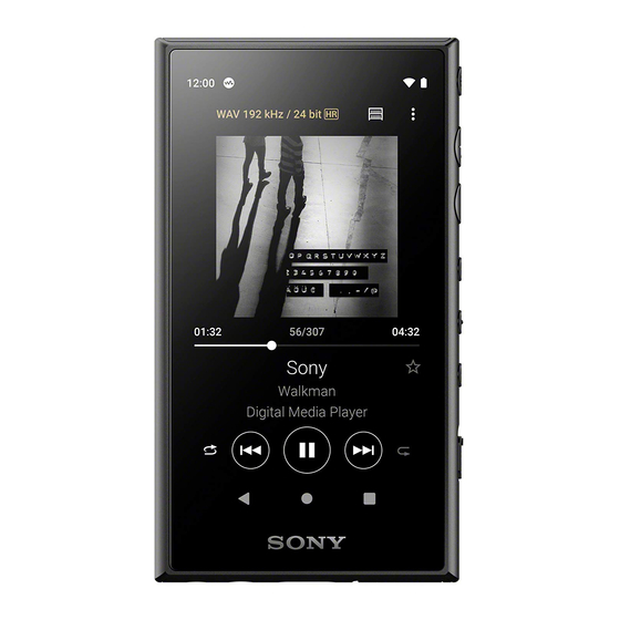 Sony NW-A105 Manuals