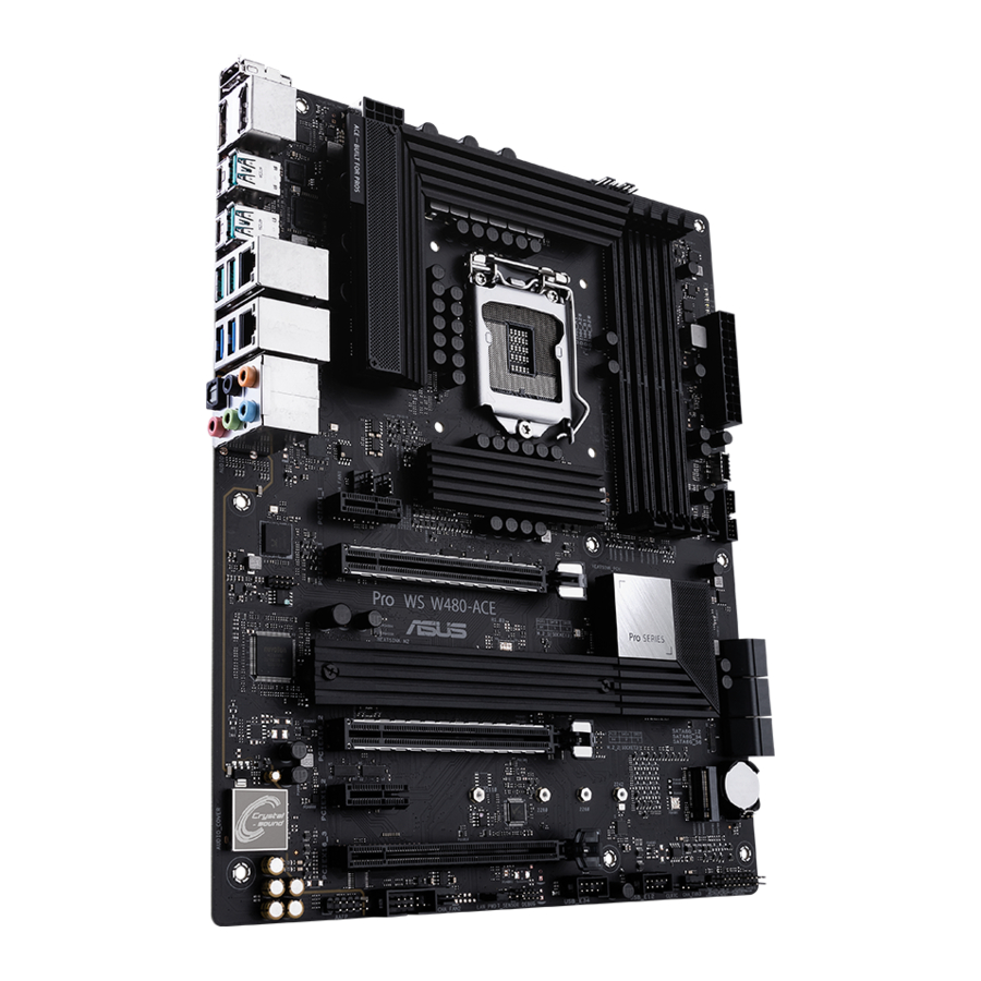Asus Pro WS W480-ACE Motherboard Manuals