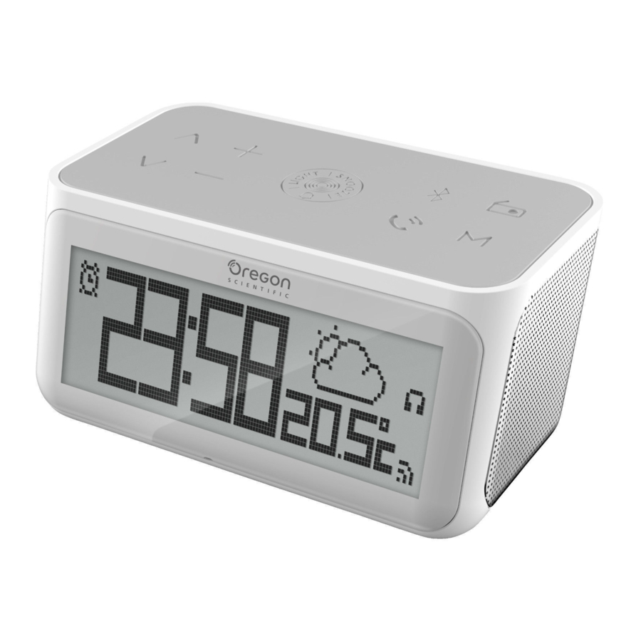 Oregon Scientific CIR100 - Smart Clock With Internet Radio Quick Start