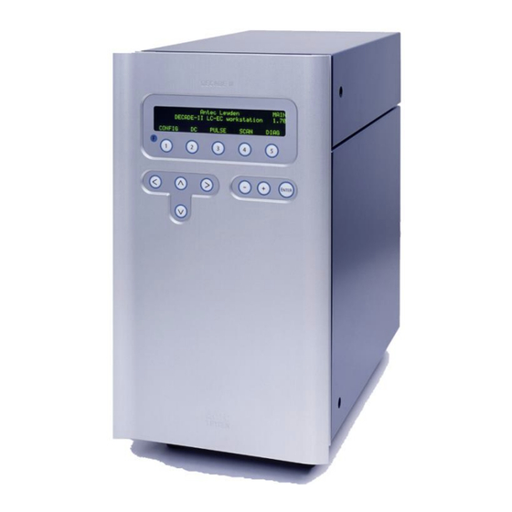 Antec Scientific DECADE II Manuals