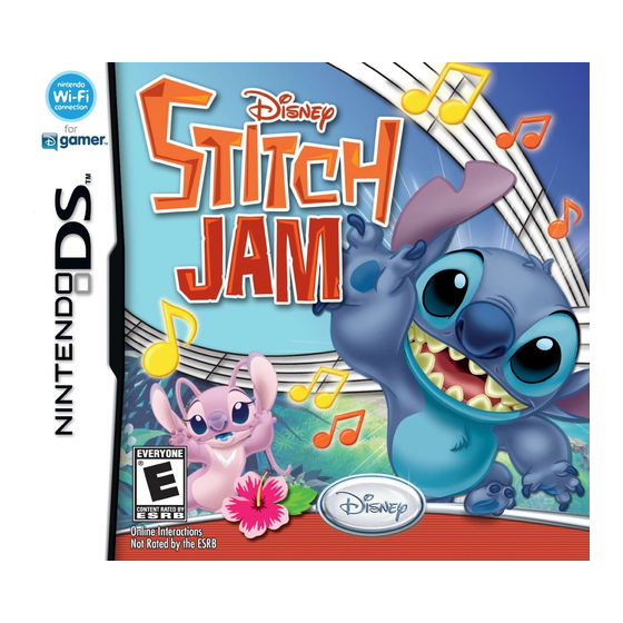 Disney Stitch Jam for Nintendo DS User Manual