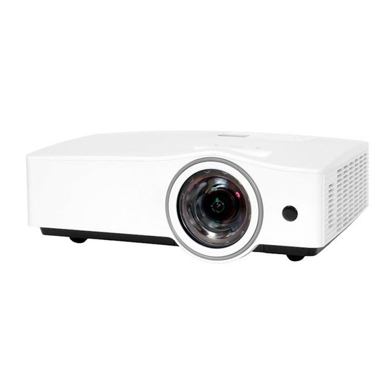Optoma Data Projector User Manual