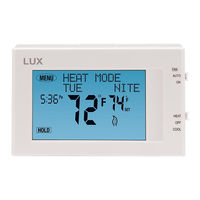 Lux Products SMART TEMP TX9600TSa Installation And Operating Instructions Manual