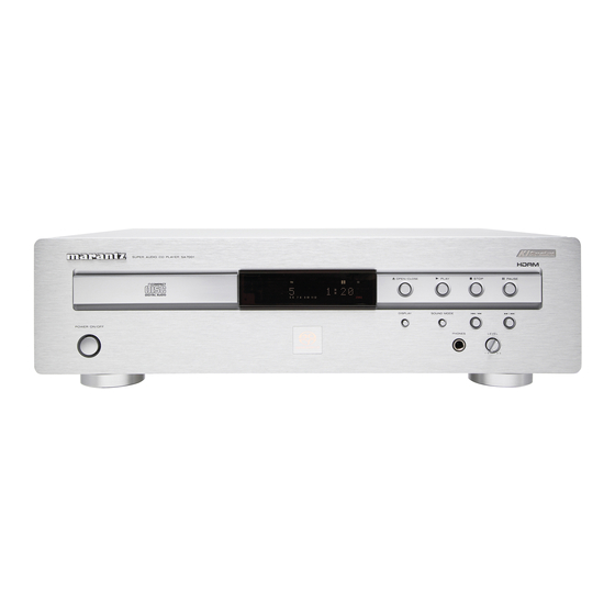 Marantz SA7001 User Manual