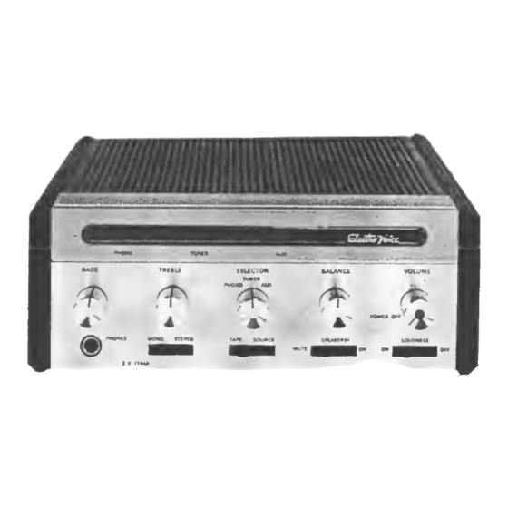 Electro-Voice E-V 1144A Service Manual