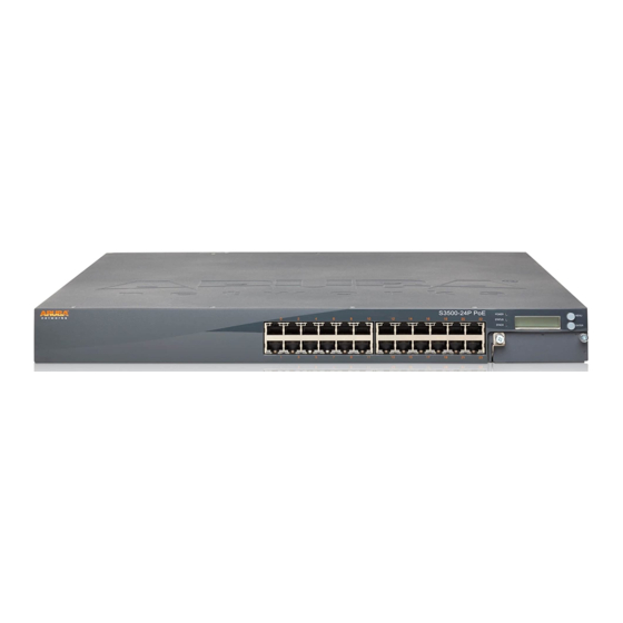 Aruba S3500-24P Installation Manual