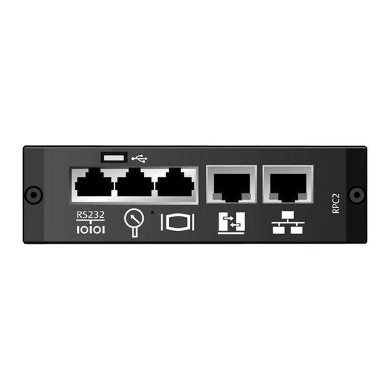 Vertiv LIEBERT RPC2 Quick Installation Manual