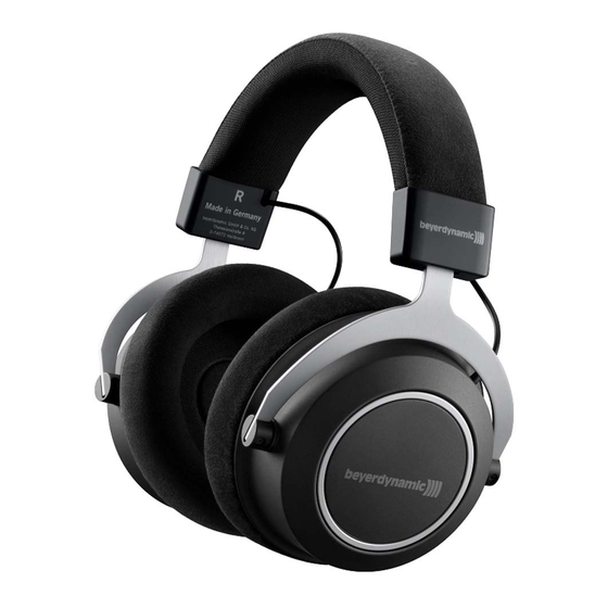 Beyerdynamic AMIRON WIRELESS Manual