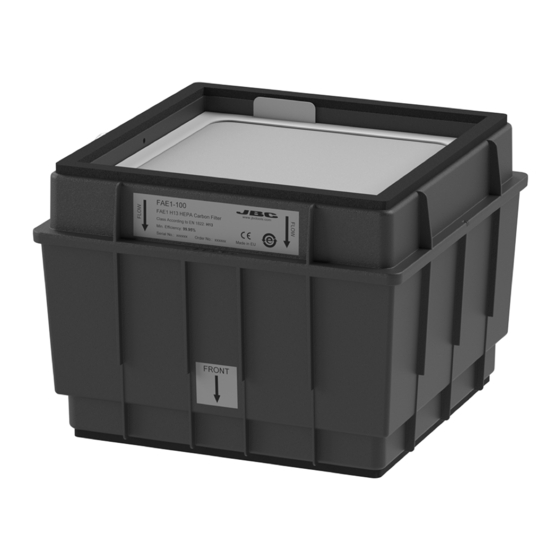 jbc FAE1-100 Instruction Manual