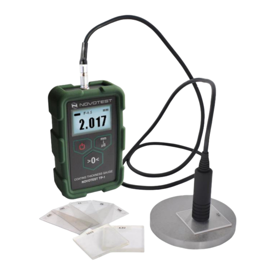 NOVOTEST TP-1M Operation Manual