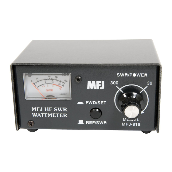 MFJ -816 Manual