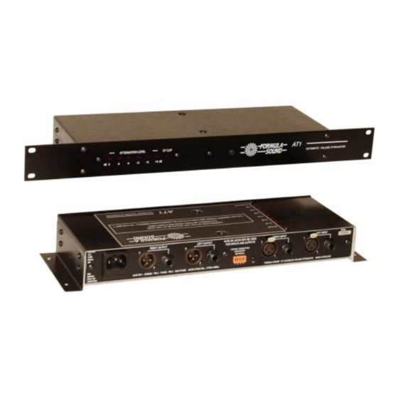 Formula Sound AT-1 User Manual