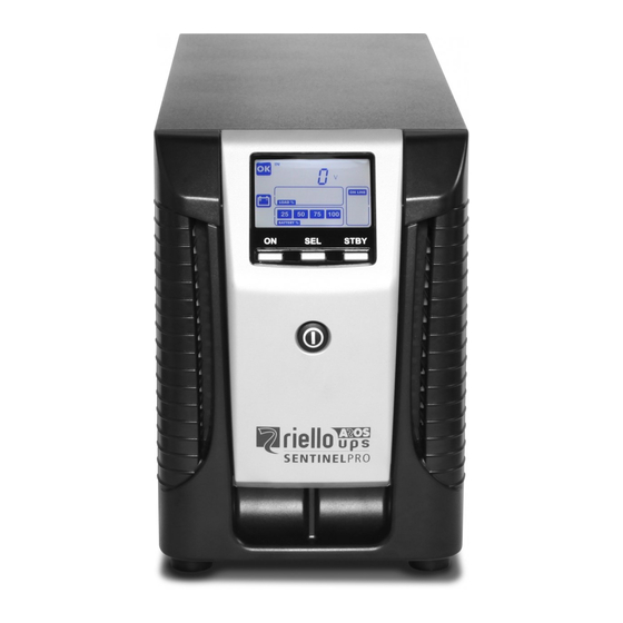 Riello SEP 700 NP Installation And Use Manual
