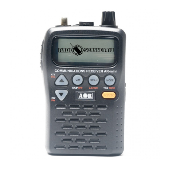 AOR AR-mini Operating Manual