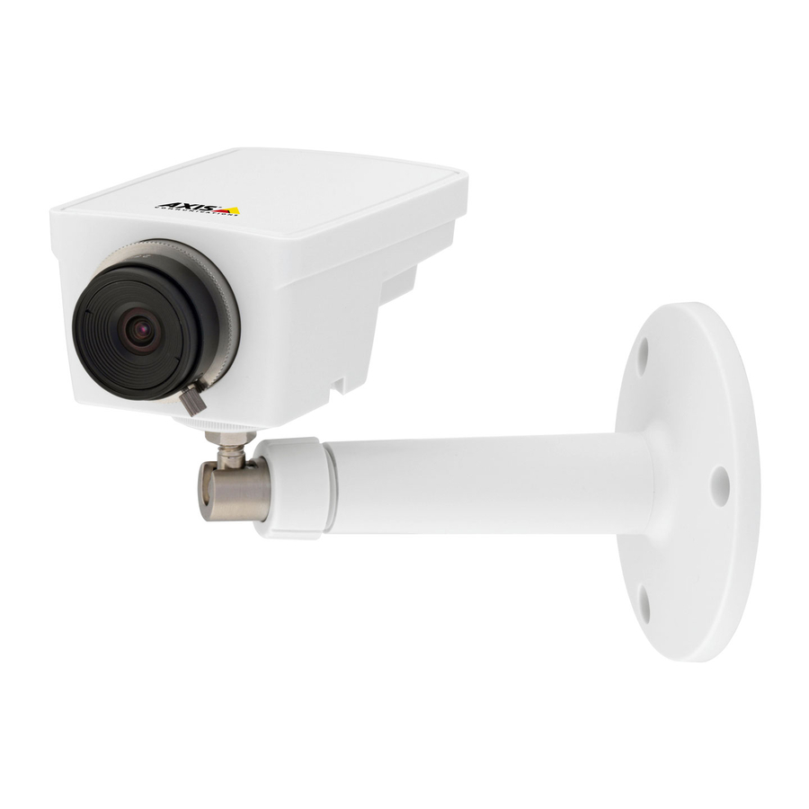 Axis M1103 Installation Manual