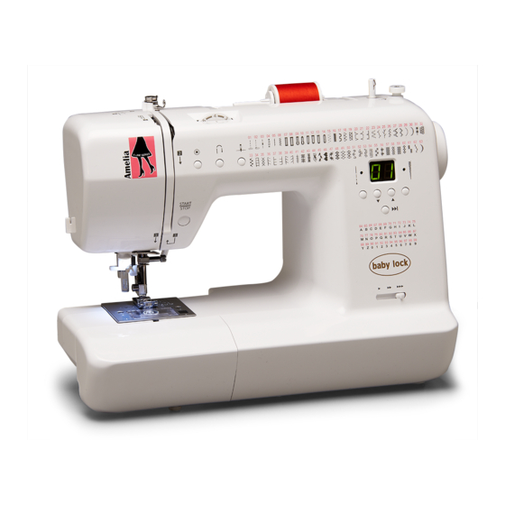 Baby Lock Amelia BL100A Instruction And Reference Manual