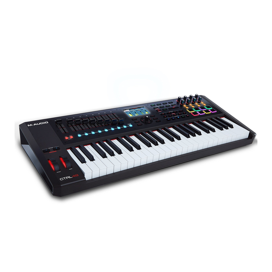 M-Audio CTRL49 Quick Start Manual