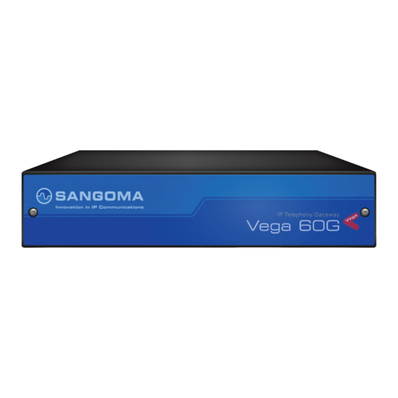 Sangoma Vega 60G Quick Start Manual
