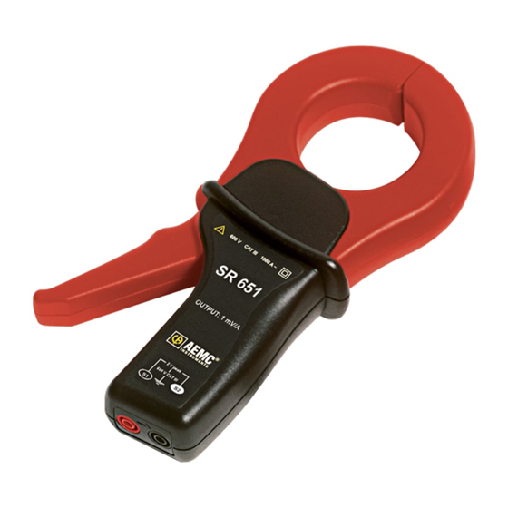 AEMC SR652 User Manual