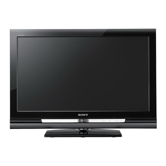 Sony Bravia KDL-52W40xx Operating Instructions Manual