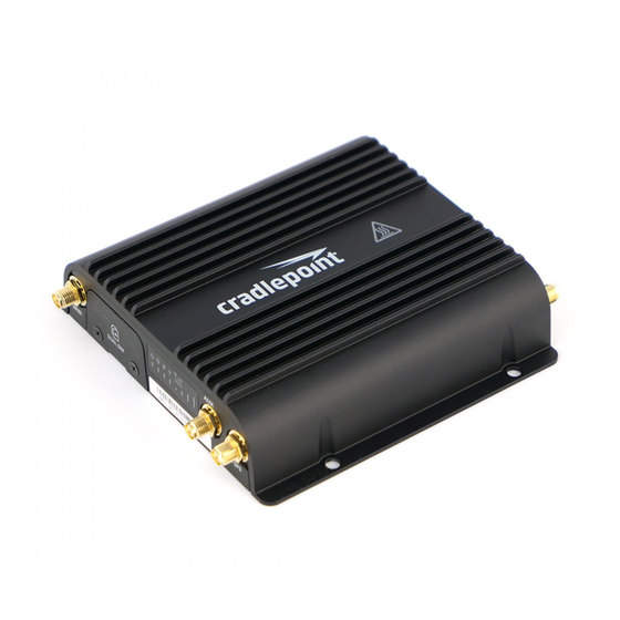 Cradlepoint COR IBR600C Series Quick Start Manual