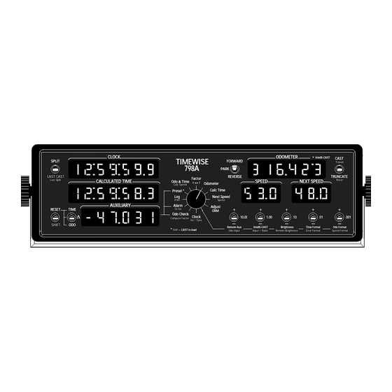 TIMEWISE 798A User Manual