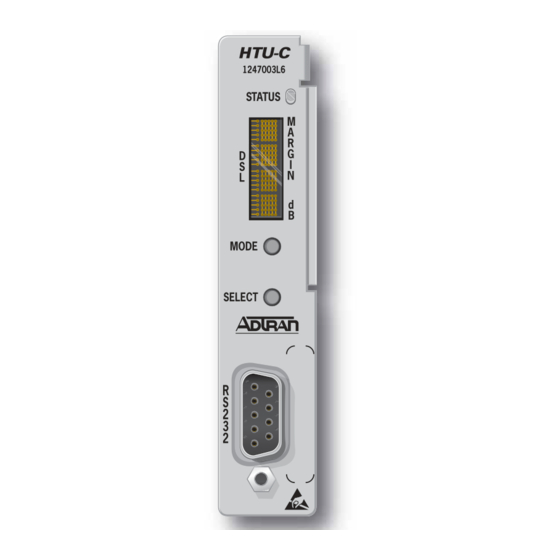 ADTRAN HDSL DDM+ HTU-C Installation And Maintenance Practice