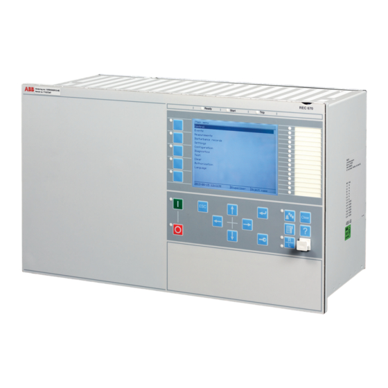 ABB Relion 670 Series Commissioning Manual