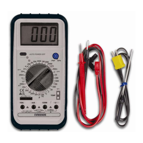 Perel EVM890N User Manual