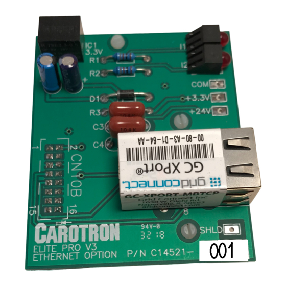 Carotron Elite Pro V3 Instruction Manual