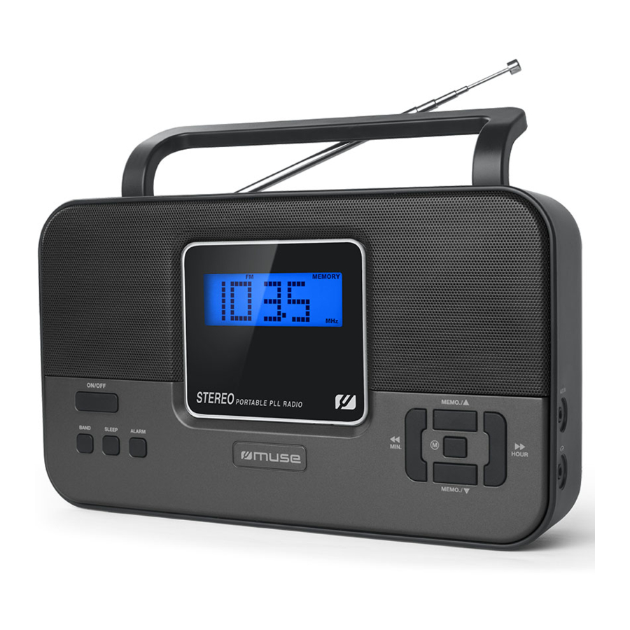 Muse M-087 R - 2-Band Portable Radio PLL Manual