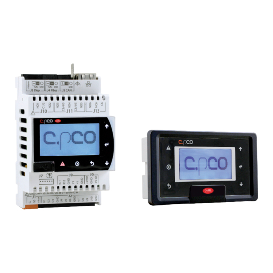 Carel P+D Series Quick Start Manual