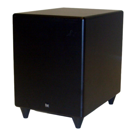 Final Sound Final S95 User Manual