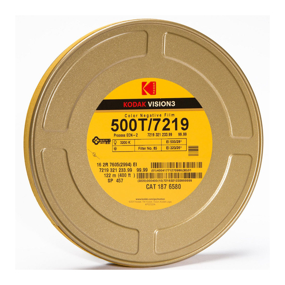 Kodak 5219 Technical Data Manual