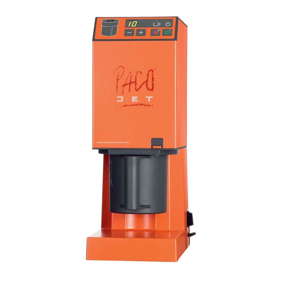 Pacojet Junior User Manual