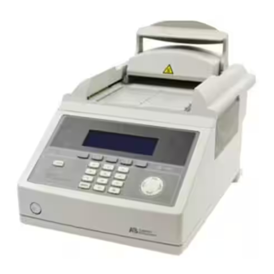 Applied Biosystems GeneAmp PCR System 9700 User Manual