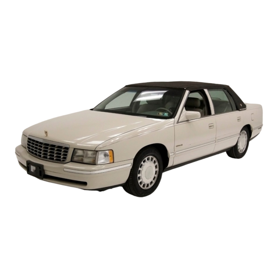 Cadillac 1997 DeVille Owner's Manual