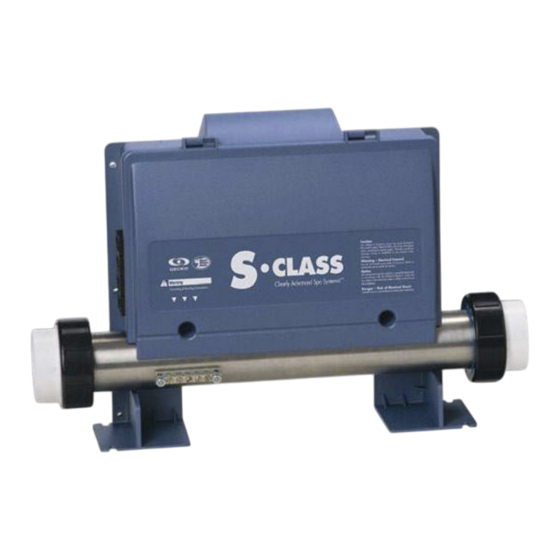 Gecko S-CLASS 0202-205162 Quick Start Card