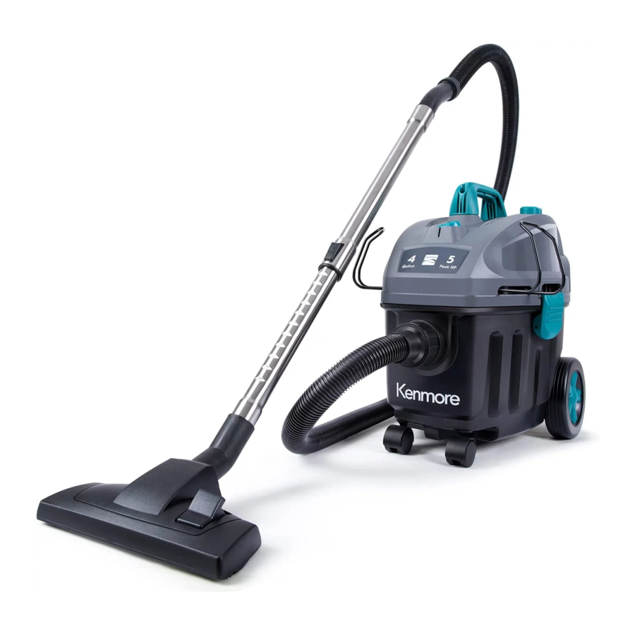 Kenmore KW3050 - All-Purpose Wet/Dry Canister Vacuum Manual