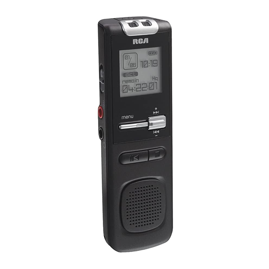 RCA VR5220 Quick Start Manual