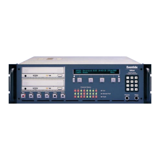 Eventide VR240 Operator's Manual