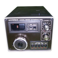 Uniden Remote VFO 8010 Instruction Manual