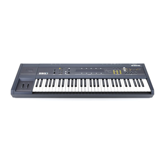 ENSONIQ ESQ-1 Musician's Manual