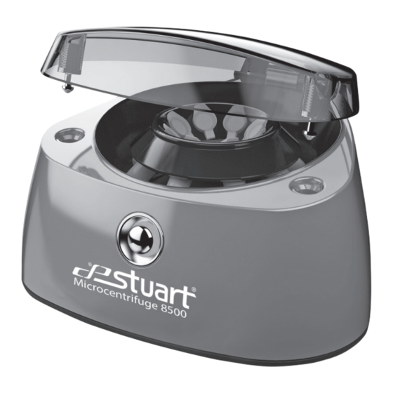 Stuart Microcentrifuge 8500 Operator's Manual
